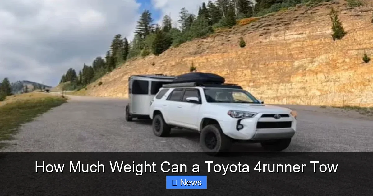 How Much Can A 4runner Tow